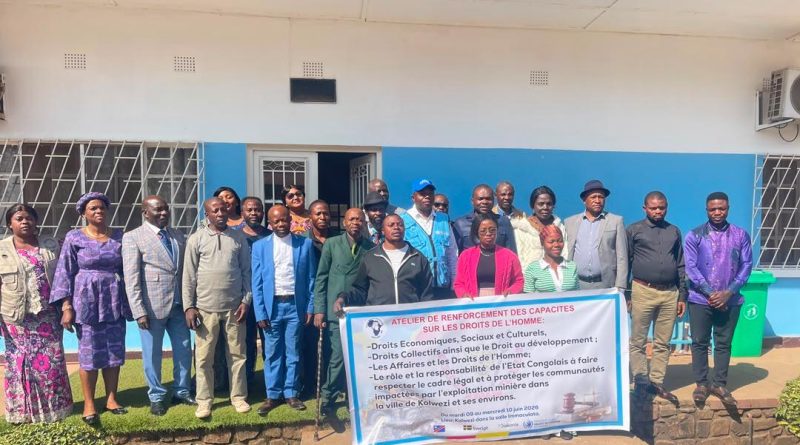Lualaba : les droits humains au centre d’un important atelier de renforcement des capacités Lualaba : les droits humains au centre d’un important atelier de renforcement des capacités