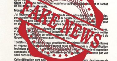 Lualaba : le ministère de l’AGRIPEL dément tout accord d’achat de 100 000 tonnes de maïs avec la société SQO Lualaba : le ministère de l’AGRIPEL dément tout accord d’achat de 100 000 tonnes de maïs avec la société SQO
